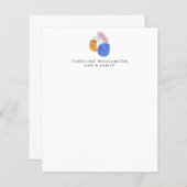 Minimaal Abstract-facetraject Art-bedrijfspapier (Voorkant / Achterkant)