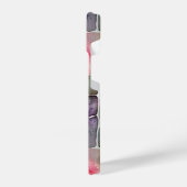 Minimaal abstract geometrisch patroon 54 iPhone hoesje (Linkerkant)