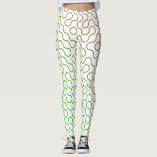 Minimaal Abstract Lijnpatroon Leggings   Modern