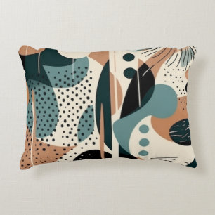 Minimaal Abstract Naadloos Patroon - Geometrisch ( Accent Kussen