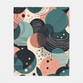 Minimaal Abstract Naadloos Patroon - Geometrisch ( Fleece Deken (Voorkant)