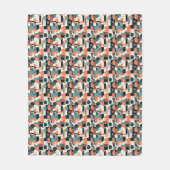 Minimaal Abstract naadloos patroon - geometrisch ( Fleece Deken (Voorkant)