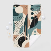 Minimaal Abstract Naadloos Patroon - Geometrisch ( Golfhanddoek (Insitu)