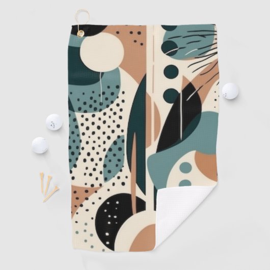 Minimaal Abstract Naadloos Patroon - Geometrisch ( Golfhanddoek (Insitu)