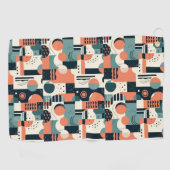 Minimaal Abstract naadloos patroon - geometrisch ( Golfhanddoek (Horizontaal)