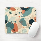 Minimaal Abstract Naadloos Patroon - Geometrisch ( Muismat (Met muis)