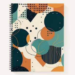 Minimaal Abstract Naadloos Patroon - Geometrisch ( Notitieboek