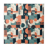 Minimaal Abstract naadloos patroon - geometrisch ( Tegeltje (Voorkant)