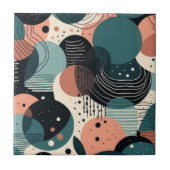 Minimaal Abstract Naadloos Patroon - Geometrisch ( Tegeltje (Voorkant)