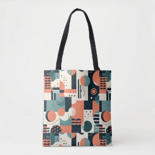 Minimaal Abstract naadloos patroon - geometrisch ( Tote Bag