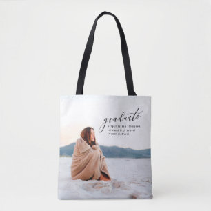 MINIMAAL AFSTUDEREN TOTE BAG