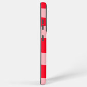 Minimaal afwisselend rood samsung galaxy hoesje (Rechterkant)