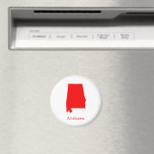 Minimaal Alabama Verenigde Staten Magneet (Insitu (Vaatwasser))
