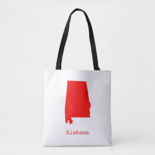 Minimaal Alabama Verenigde Staten Tote Bag