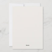 Minimaal All-in-One tafelnummer & Kaart (Achterkant)