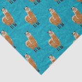 Minimaal alpaca Design Tissue Paper Tissuepapier (Detail)