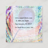 Minimaal Art Square Visitekaartje (Achterkant)