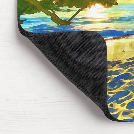 Minimaal Aruba Caribisch eiland strandlandschap Muismat (Hoek)