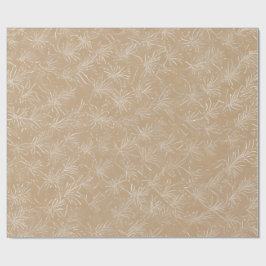 Minimaal batik bloempatroon cadeaupapier