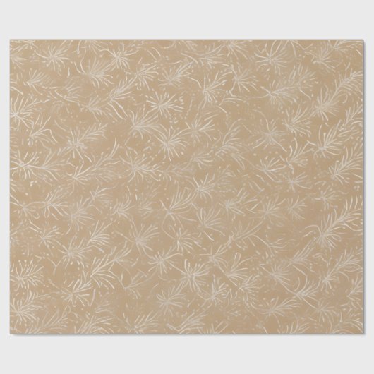 Minimaal batik bloempatroon cadeaupapier (Vlak)