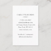 Minimaal, Beauty, Logo, Line Art Visitekaartje (Achterkant)