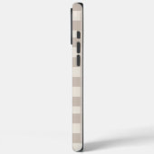 Minimaal beige dambordpatroon Case-Mate iPhone case (Achterkant / Links)