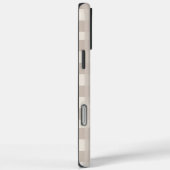 Minimaal beige dambordpatroon Case-Mate iPhone case (Achterkant / Rechts)
