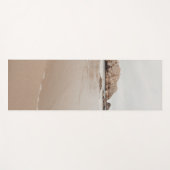 Minimaal beige kust yogamat (Voorkant (horizontaal))