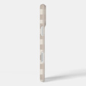 Minimaal beige schaakbordpatroon Case-Mate iPhone case (Achterkant / Rechts)