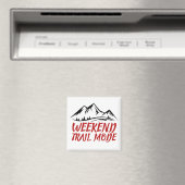 Minimaal bergsticker Outdoor Design Magneet (Insitu (Vaatwasser))