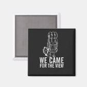 Minimaal bergsticker Outdoor Design Magneet (Voorkant / Achterkant)
