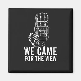 Minimaal bergsticker Outdoor Design Magneet