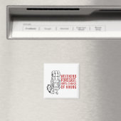 Minimaal bergsticker Outdoor Design Magneet (Insitu (Vaatwasser))