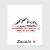 Minimaal bergsticker Outdoor Design Sticker (Vel)