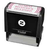 Minimaal "BETALING ONTVANGEN EN VERWERKT" Zelfinktende Stempel (Product)