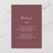 Minimaal blad | Bourgogne Routebeschrijving Informatiekaartje (Voorkant)