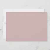 Minimaal blad | Dusty Roos horizontaal Save the Da Date (Achterkant)