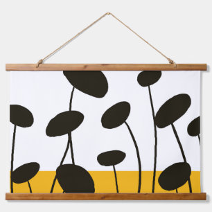 Minimaal blad kids T-shirt Hangend Wandkleed