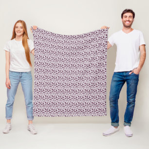 Minimaal blad naadloos patroon Elegante botanisc Fleece Deken