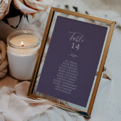 Minimaal blad | Plum Hangende Zitkaart Kaart