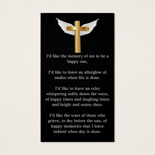 Minimaal Bladwijzer van de herfst van de Foto Visitekaartje (Achterkant)