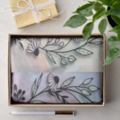 Minimaal bloem tissuepapier (Geschenk)