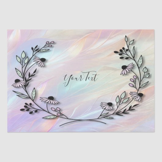 Minimaal bloem tissuepapier (Voorkant)