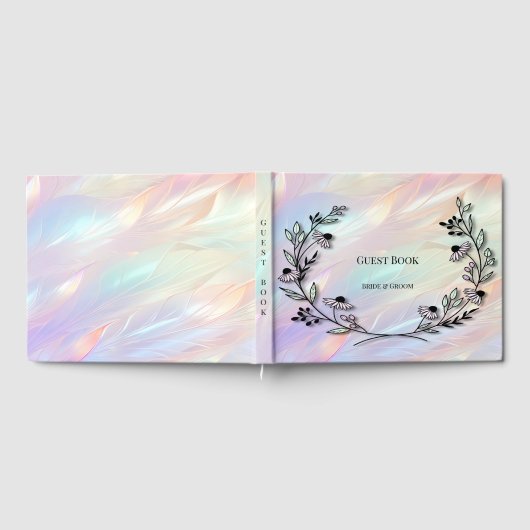 Minimaal Bloemen Gastboek Gastenboek (Volledig)