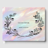 Minimaal Bloemen Gastboek Gastenboek (Voorkant)