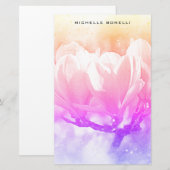 Minimaal Bloemige Designs Briefpapier (Voorkant / Achterkant)