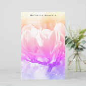 Minimaal Bloemige Designs Briefpapier (Staand voorkant)