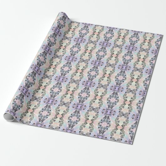 Minimaal bloemverpakkings papier (Uitgerold)