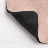 Minimaal Blush Spikkelpatroon Muismat (Hoek)