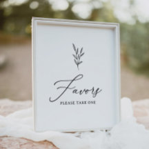 Minimaal Boho Vrijgezellenfeest Favorieten teken